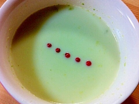 【マジブレで】ブロッコリーのスープ【茎でエコウマ】